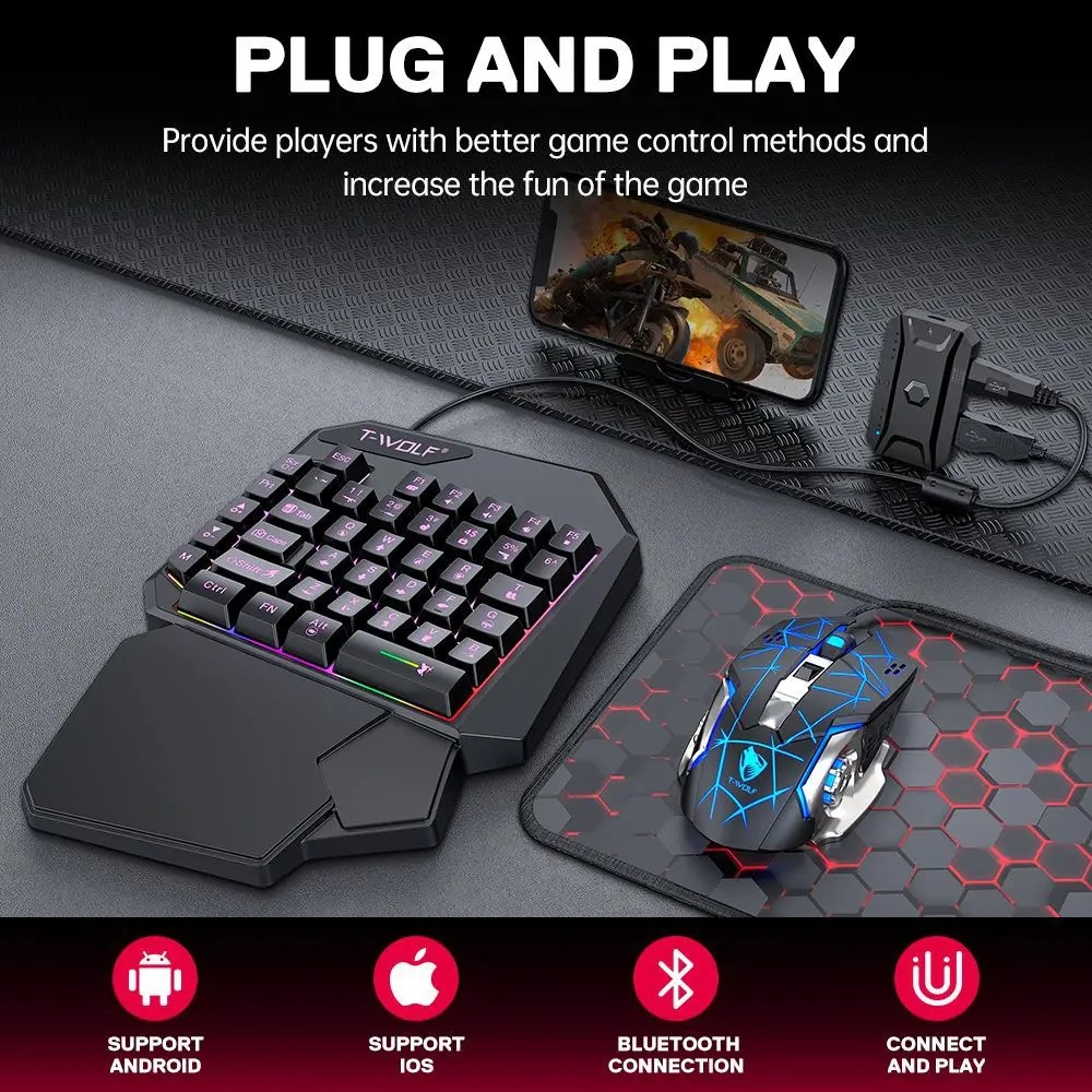 Gaming Keyboard And Mouse For Xbox - مجموعة لوحة مفاتيح وماوس للألعاب 5