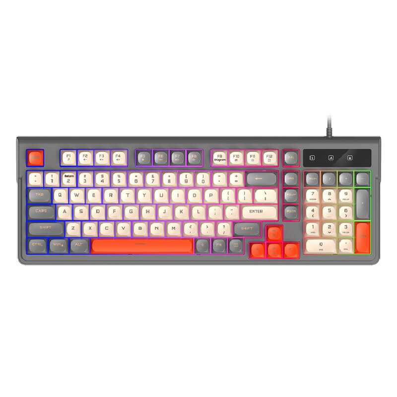 Gaming Keyboard That Is Quiet - لوحة مفاتيح ألعاب هادئة بـ 98