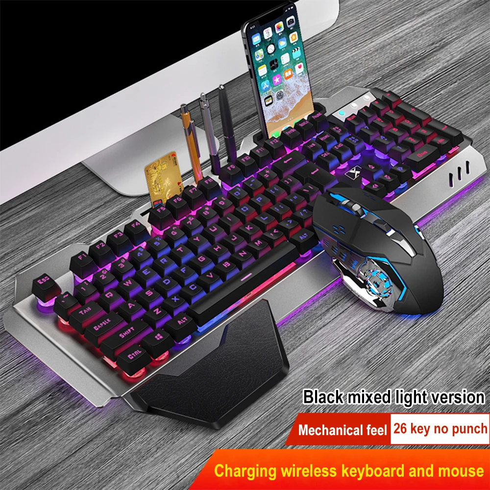 Gaming Keyboard Mini - K680 لوحة مفاتيح وماوس لاسلكي قابل
