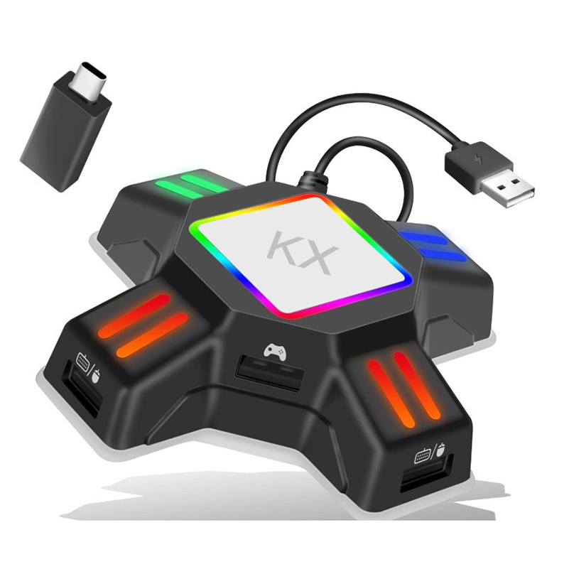 Gaming Keyboard And Mouse For Xbox - محول KX لوحدة تحكم PS4 وPS5،