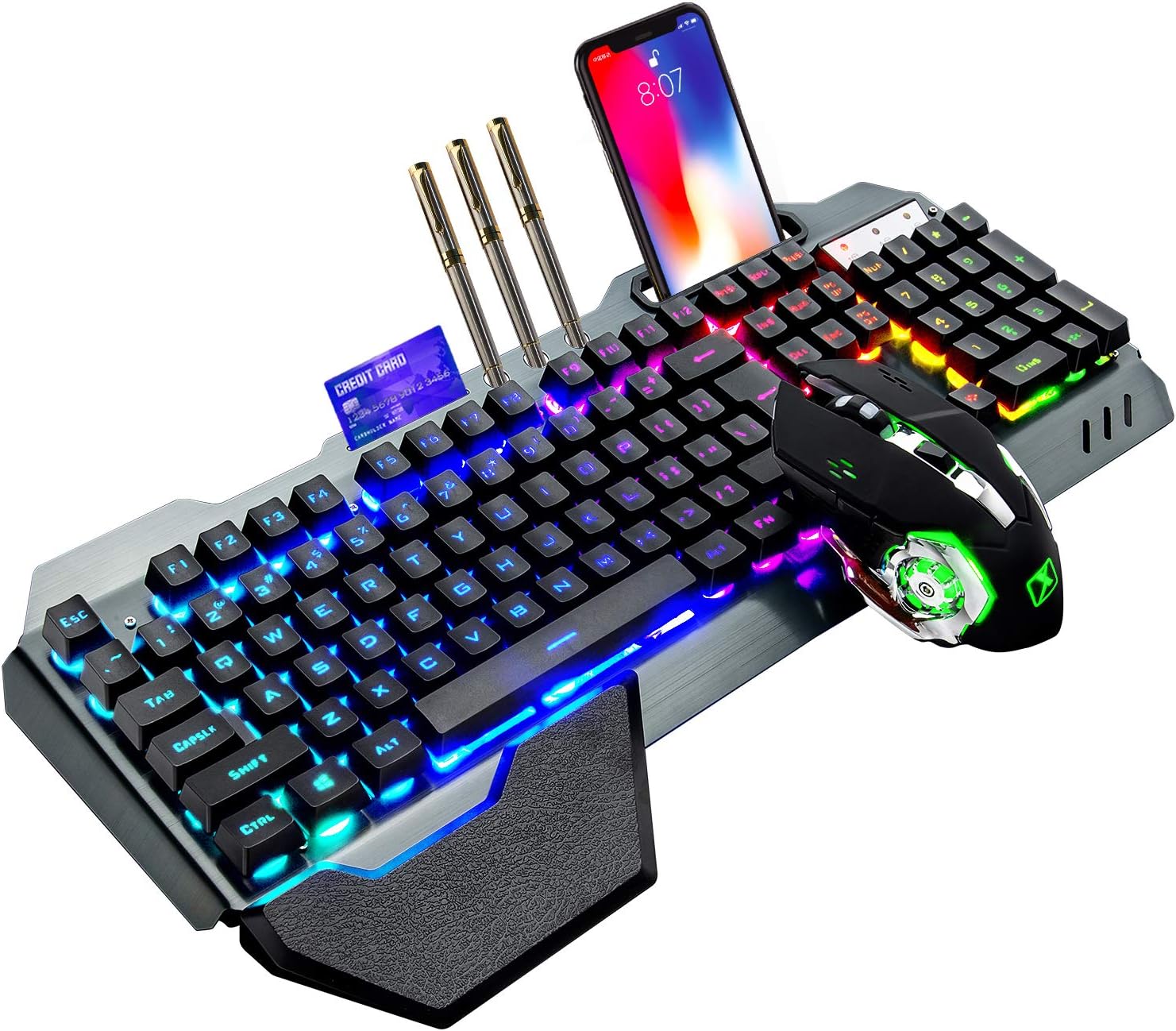 Gaming Keyboard Mouse Wireless - مجموعة لوحة مفاتيح وماوس لاسلكية للألعاب