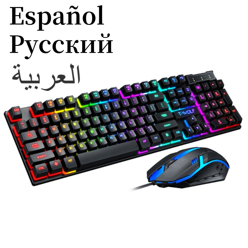 Gaming Keyboard And Mouse For Xbox - كيبورد عربي لوحة مفاتيح عربية بتصميم