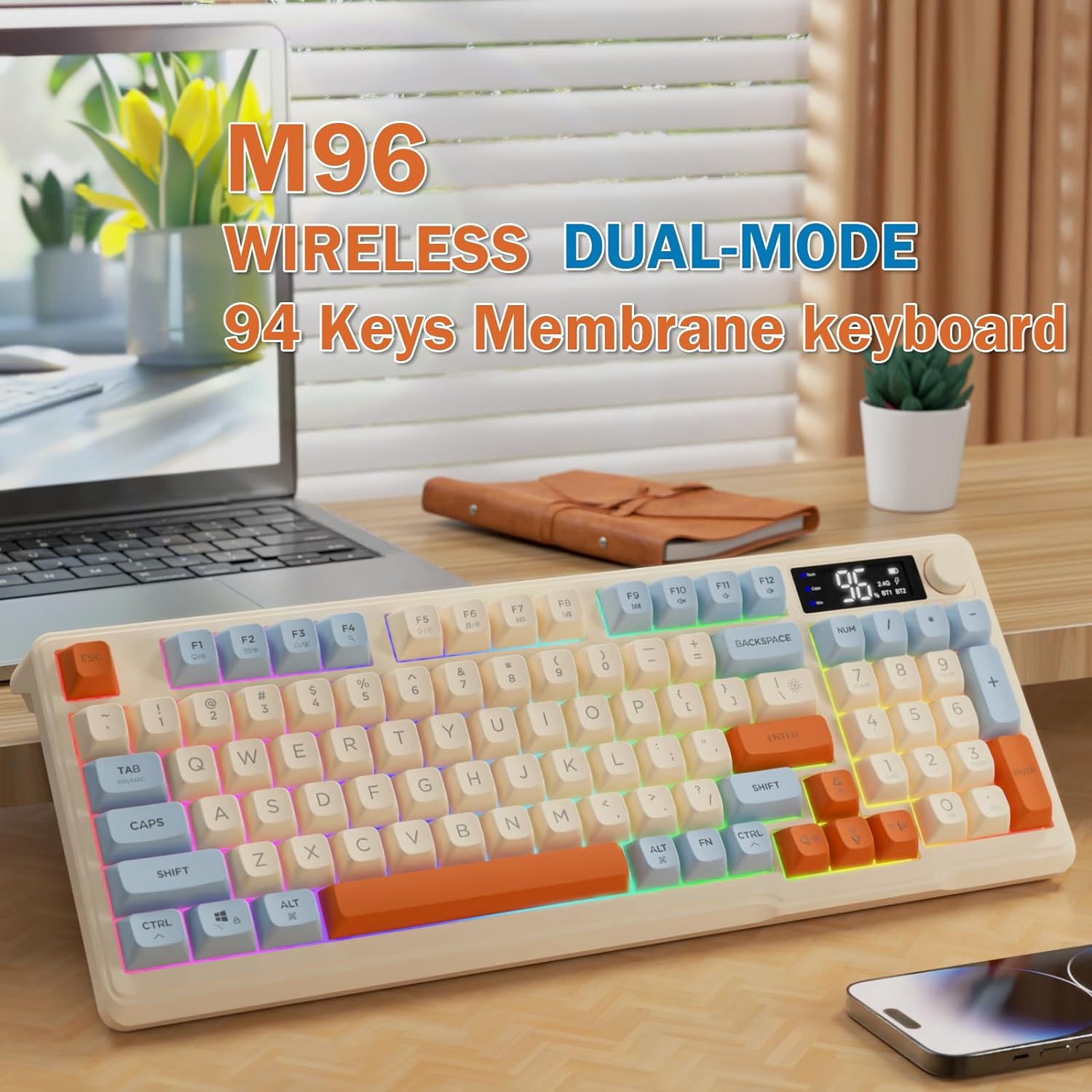 Gaming Keyboard That Is Quiet - لوحة مفاتيح ألعاب لاسلكية ZIYOU LANG