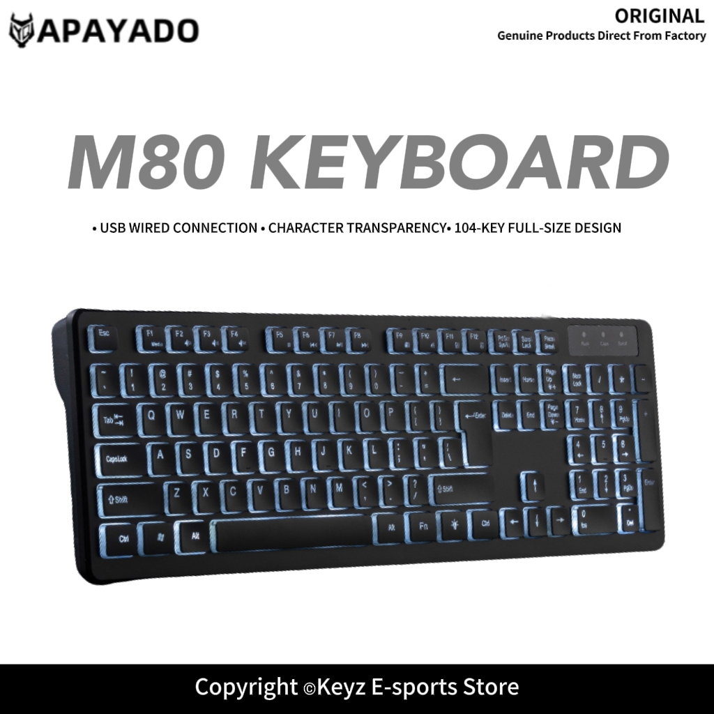 Gaming Keyboard That Is Quiet - لوحة مفاتيح ألعاب سلكية USB فائقة