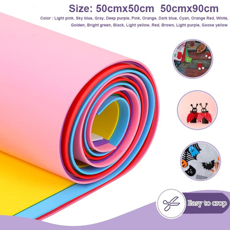 Pe Foam Sheet - 1 قطعة أوراق رغوة إيفا الملونة