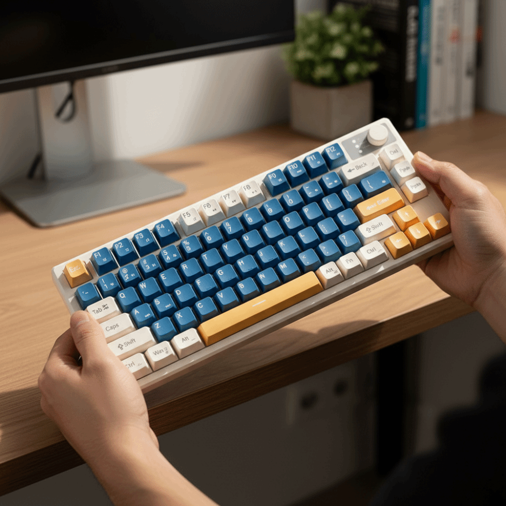 Gaming Keyboard That Is Quiet - لوحة مفاتيح ميكانيكية للألعاب بتوصيل سلكي،
