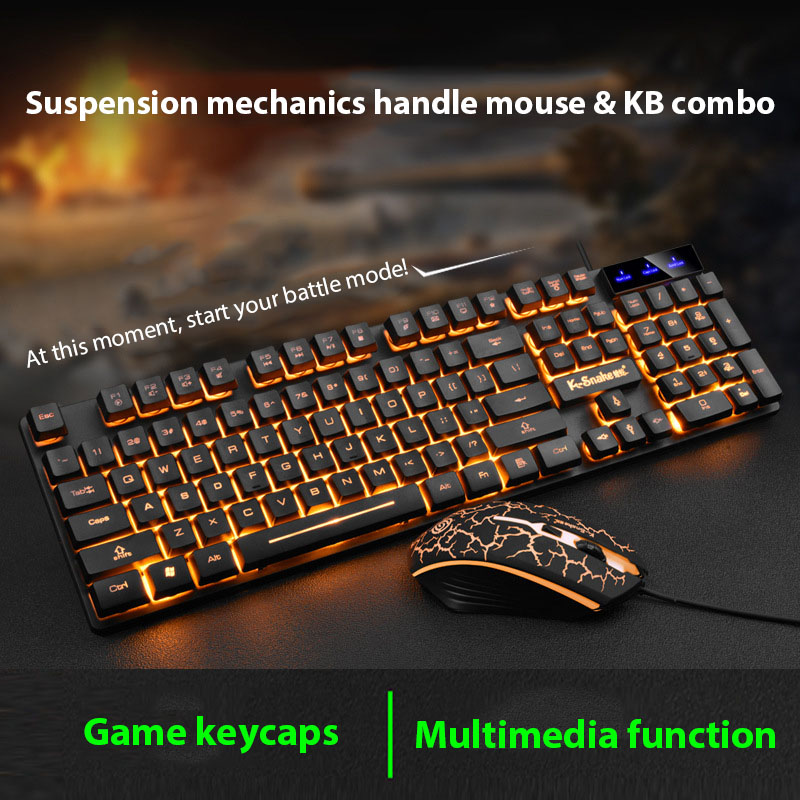 مجموعة لوحة مفاتيح وماوس KM320 - مراجعة Gaming Keyboard And Mouse Combo Wireless وسعره