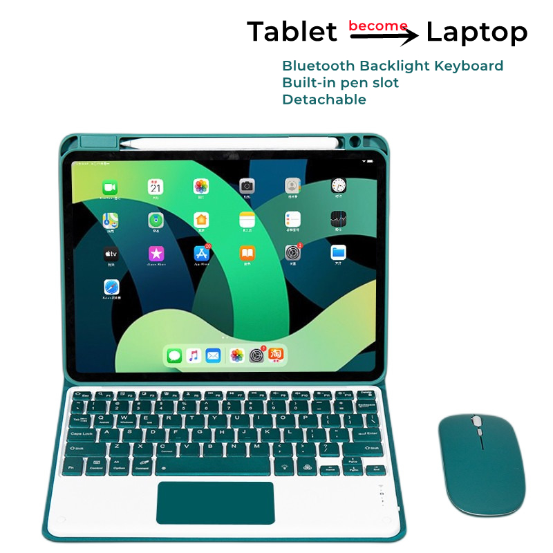 حافظة لوحة مفاتيح بإضاءة خلفية - مراجعة Gaming Keyboard Mouse Wireless وسعره