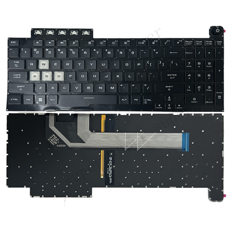 لوحة مفاتيح S++ سوداء بإضاءة خ - مراجعة Gaming Keyboard Asus وسعره