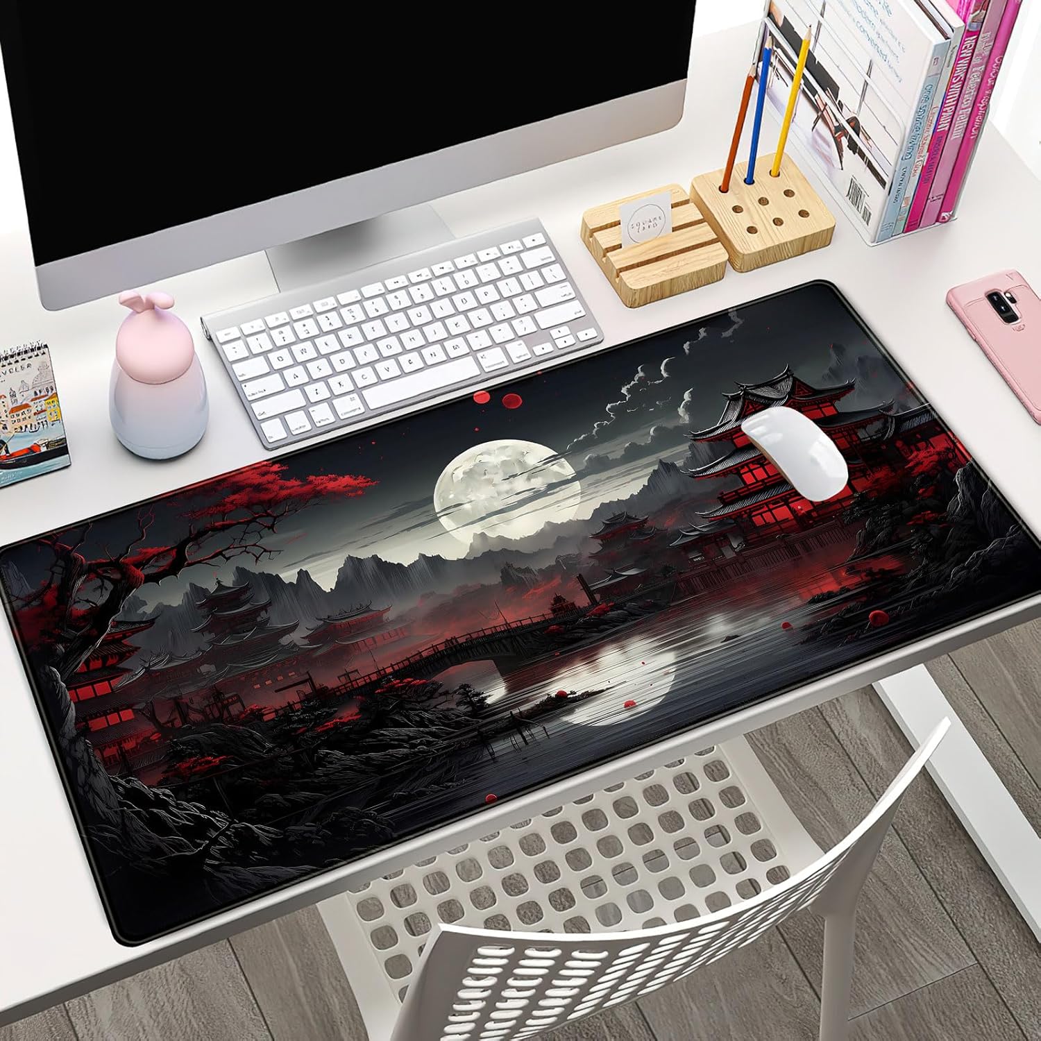 حصيرة مكتب يابانية على جانب Ri - مراجعة Gaming Keyboard Mouse وسعره