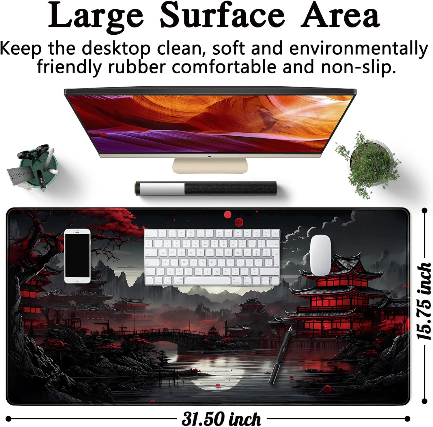 حصيرة مكتب يابانية على جانب Ri - مراجعة Gaming Keyboard Mouse وسعره