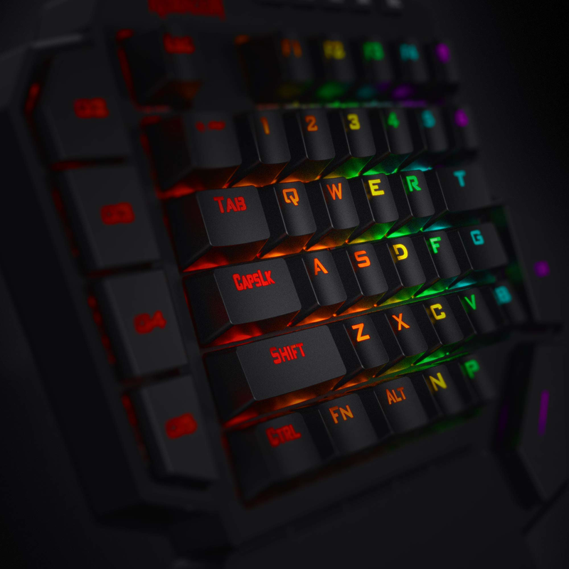 لوحة مفاتيح الألعاب الميكانيكي - مراجعة Gaming Keyboard 1 Hand وسعره