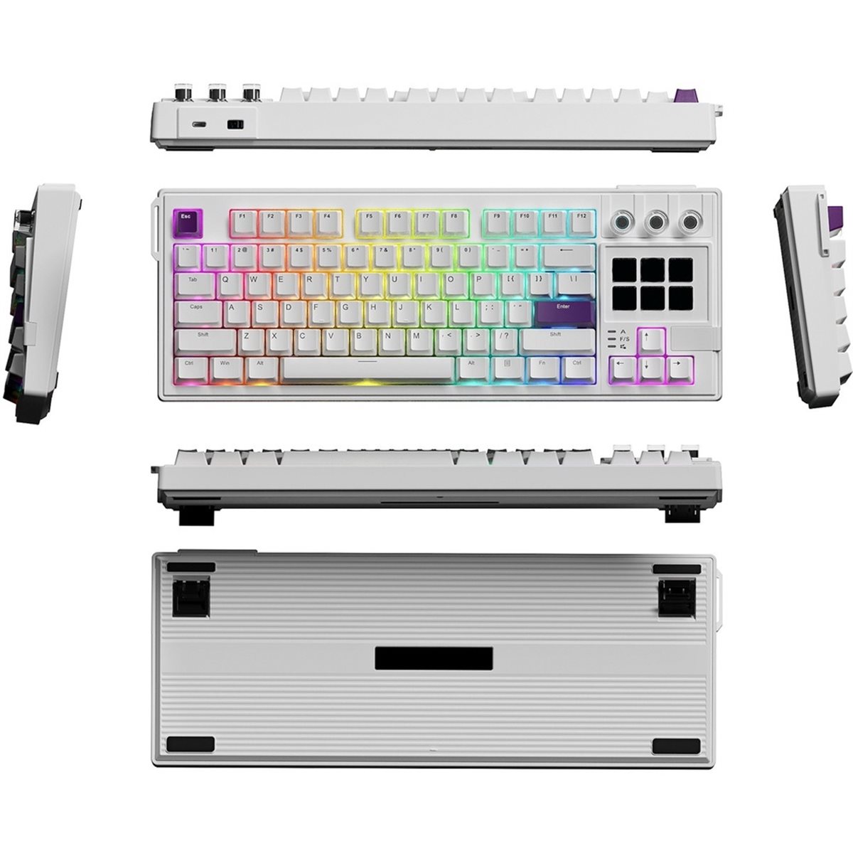 تحديث. لوحة مفاتيح ميكانيكية م - مراجعة Gaming Keyboard Ergonomic وسعره