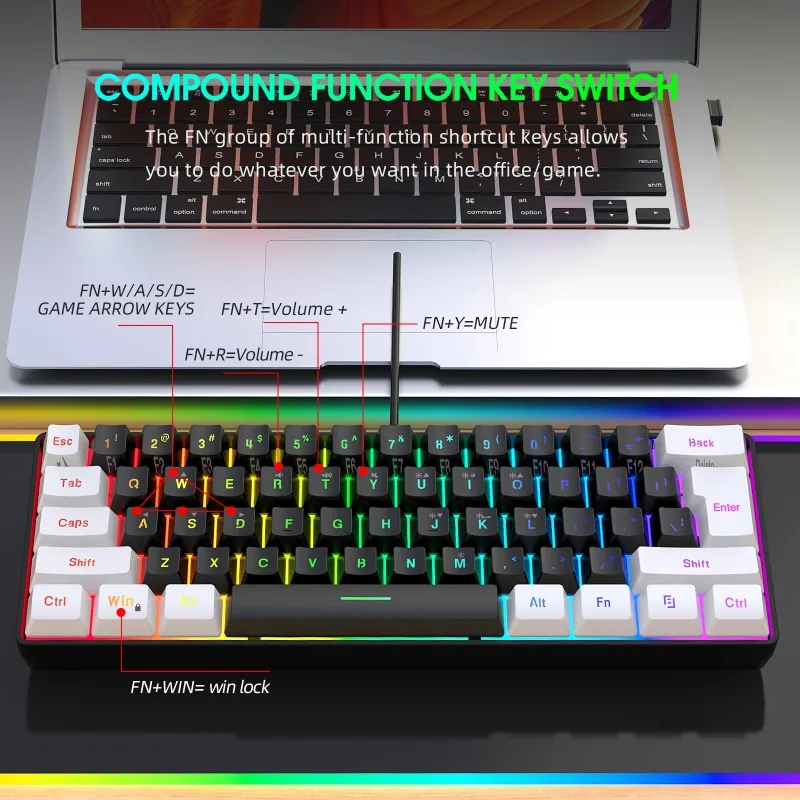 طقم لوحة مفاتيح وماوس للألعاب  - مراجعة Gaming Keyboard And Mouse For Xbox وسعره