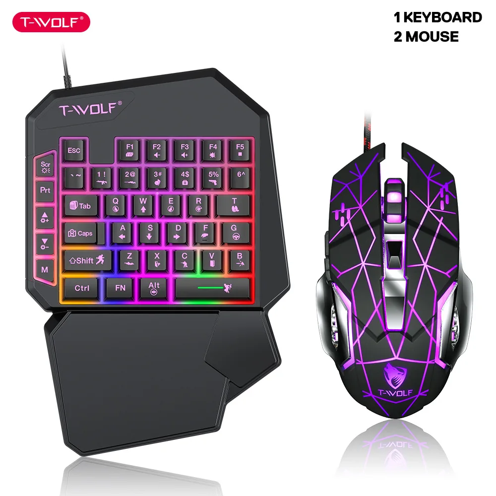 طقم لوحة مفاتيح بيد واحدة ، لع - مراجعة Gaming Keyboard Mobile وسعره