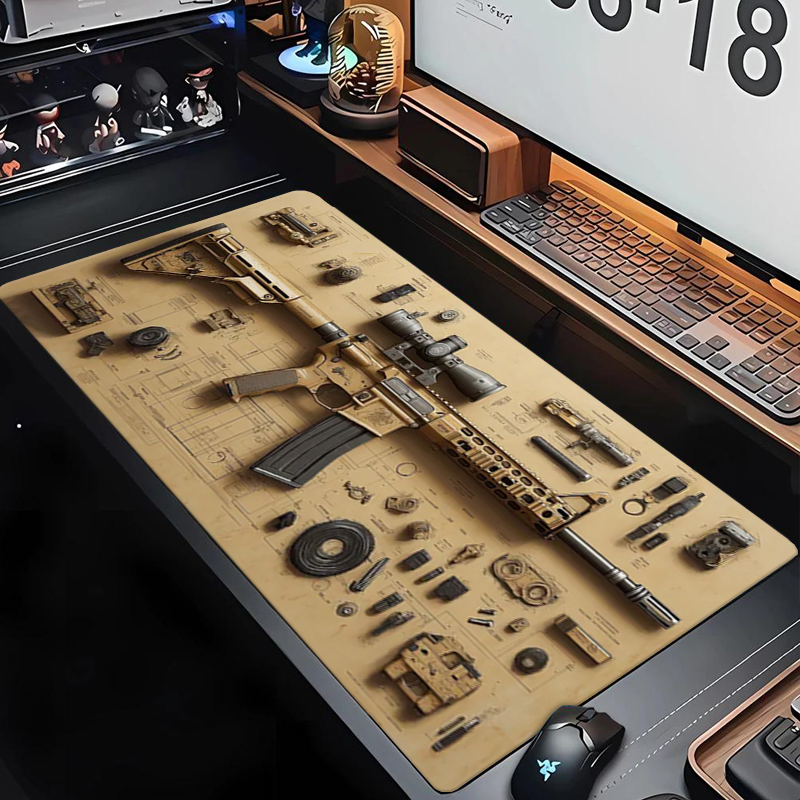 لوحة ماوس ألعاب ناعمة قابلة لل - مراجعة Gaming Keyboard Mouse وسعره