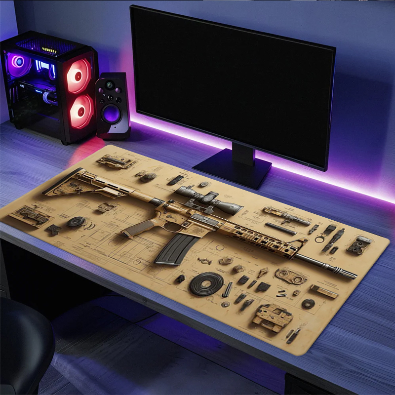 لوحة ماوس ألعاب ناعمة قابلة لل - مراجعة Gaming Keyboard Mouse وسعره