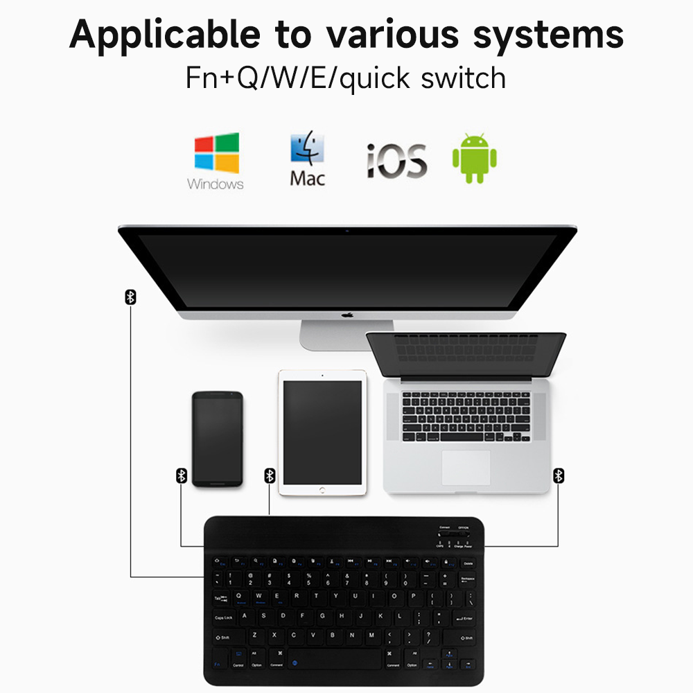 لوحة مفاتيح بلوتوث عربية لنظام - مراجعة Gaming Keyboard Mouse Wireless وسعره