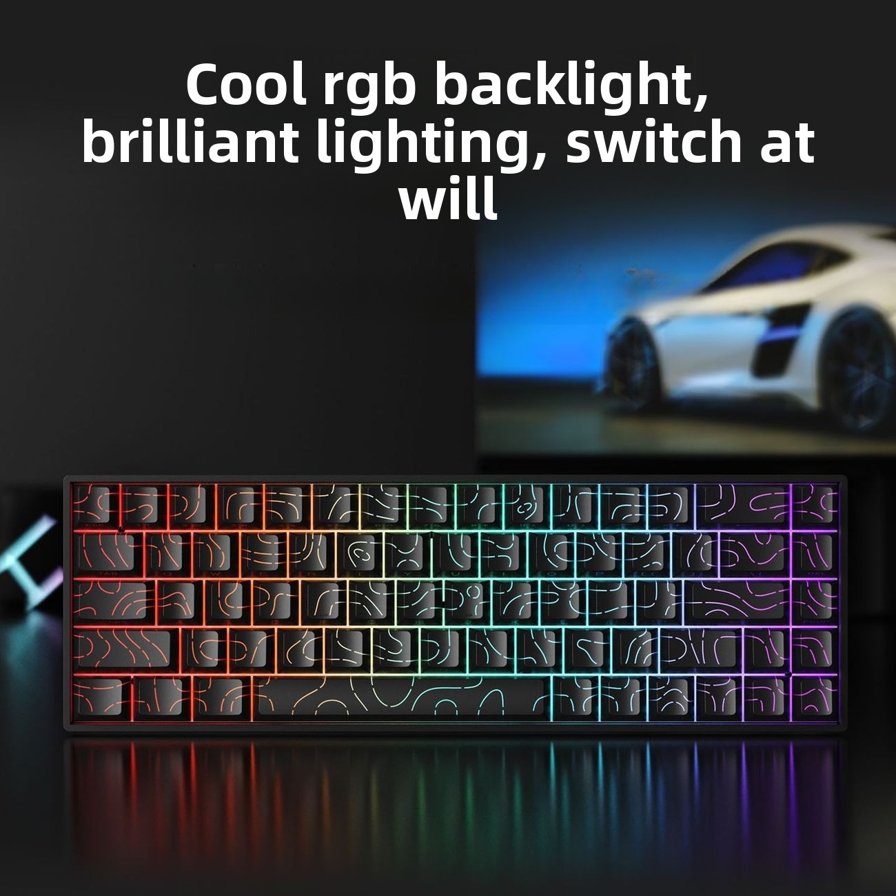 لوحة مفاتيح ميكانيكية لاسلكية  - مراجعة Gaming Keyboard Mobile وسعره