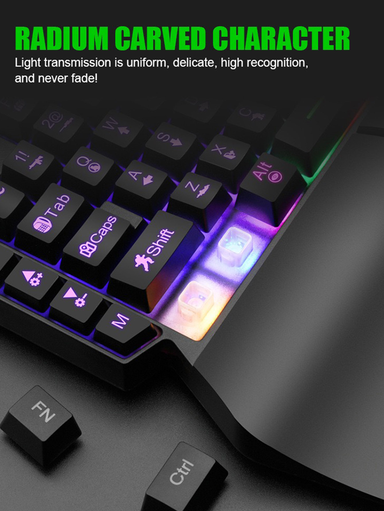 لوحة مفاتيح ميكانيكية سلكية لل - مراجعة Gaming Keyboard And Mouse For Xbox وسعره