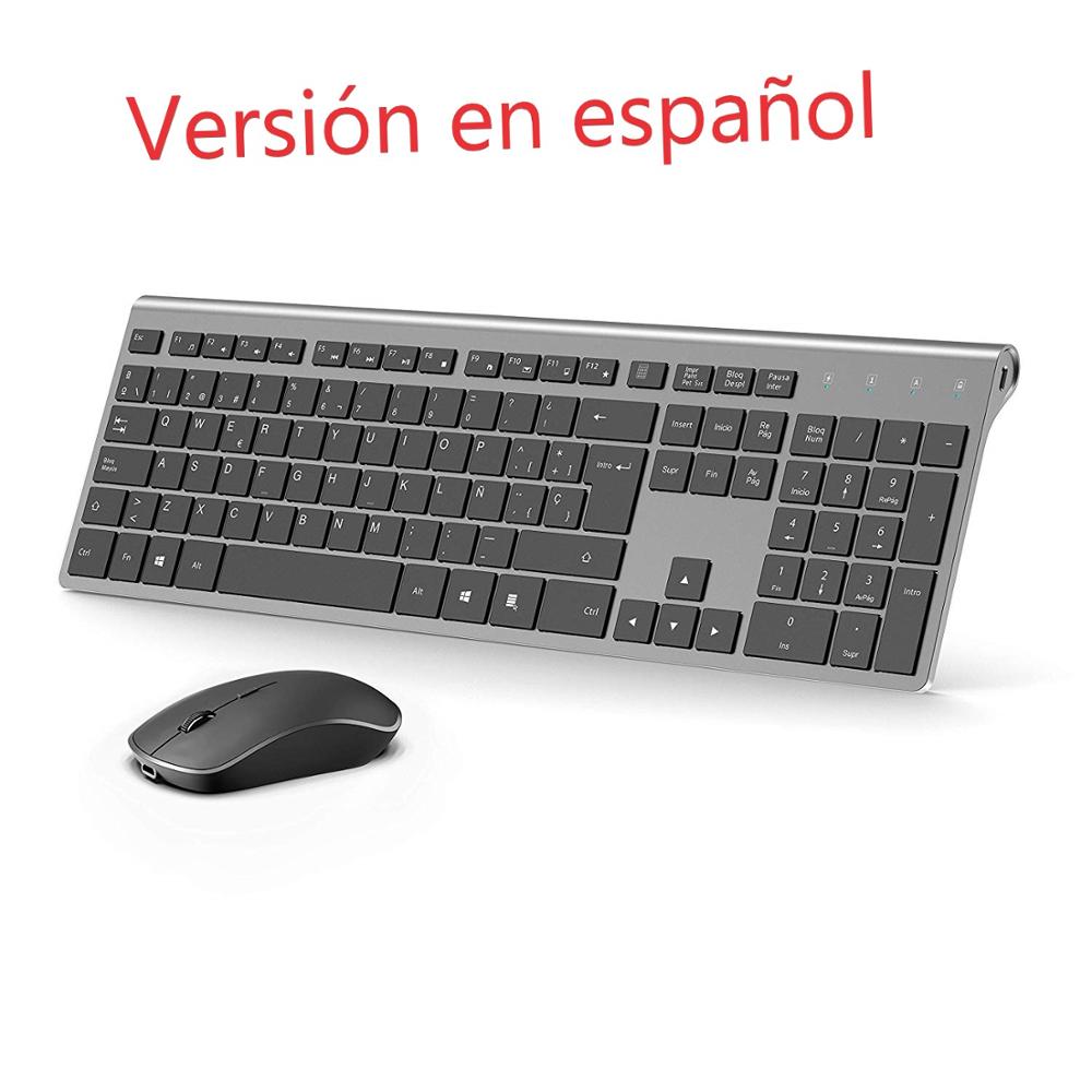 مجموعة لوحة مفاتيح وماوس صامتة - مراجعة Gaming Keyboard And Mouse Combo Wireless وسعره