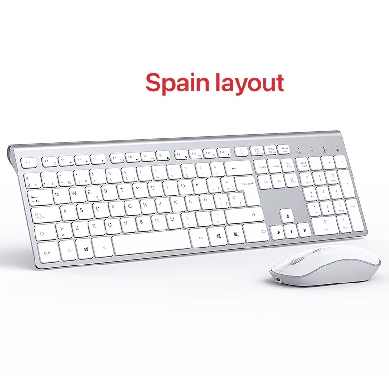 مجموعة لوحة مفاتيح وماوس صامتة - مراجعة Gaming Keyboard And Mouse Combo Wireless وسعره