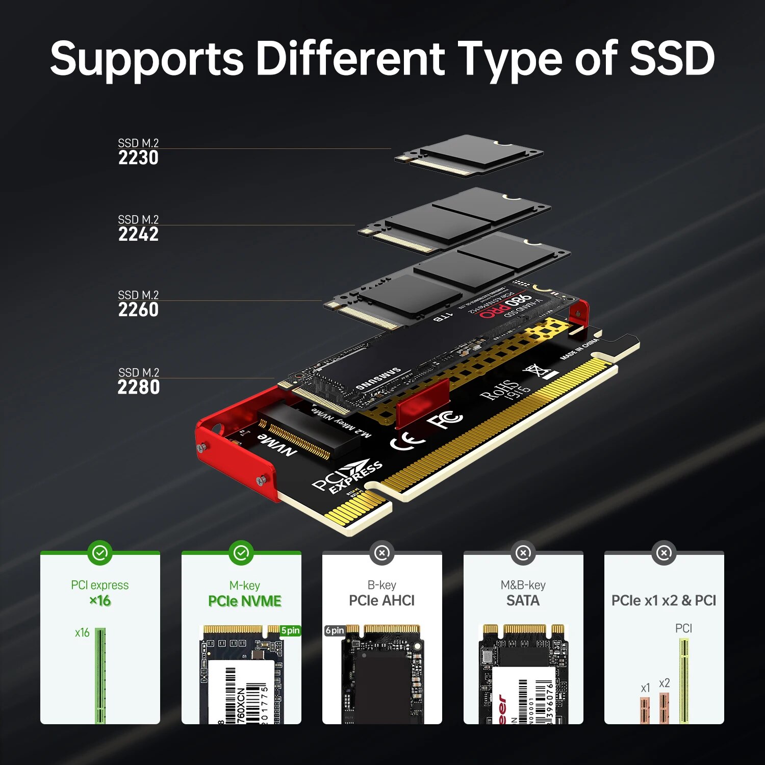 محول JEYI M.2 NVME إلى PCIE X1 - مراجعة Samsung Ssd 990 Pro وسعره