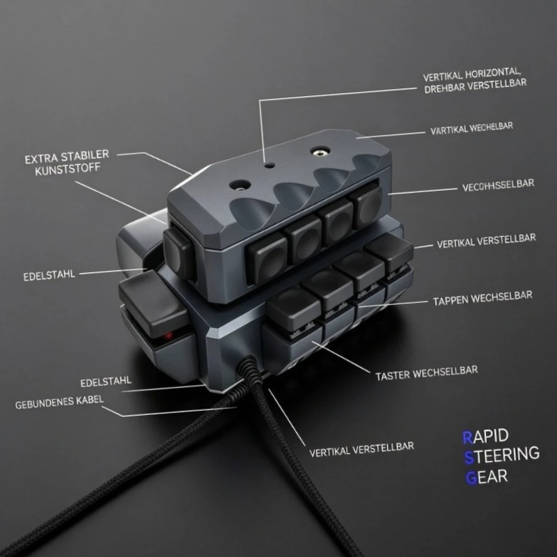 لوحة مفاتيح ألعاب بيد واحدة Mo - مراجعة Gaming Keyboard 1 Hand وسعره