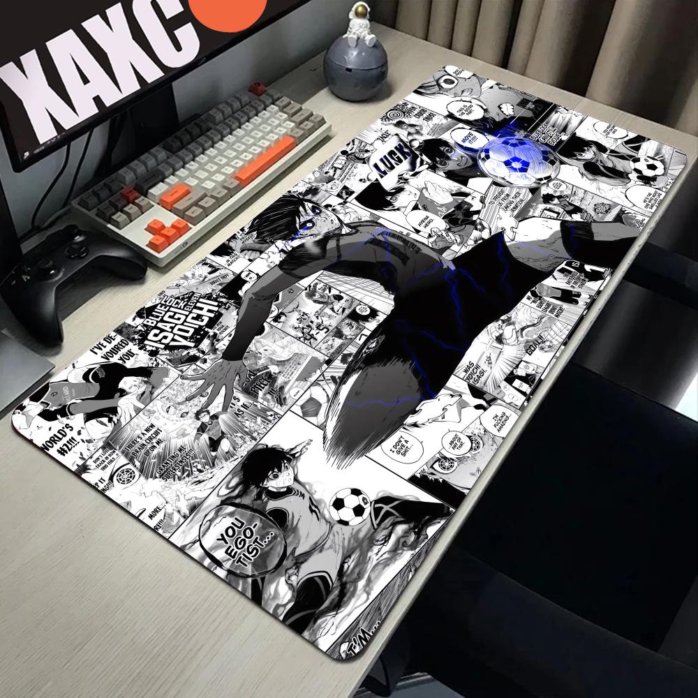 أبيض وأسود أنيمي ماوس الوسادة  - مراجعة Gaming Keyboard Blue وسعره