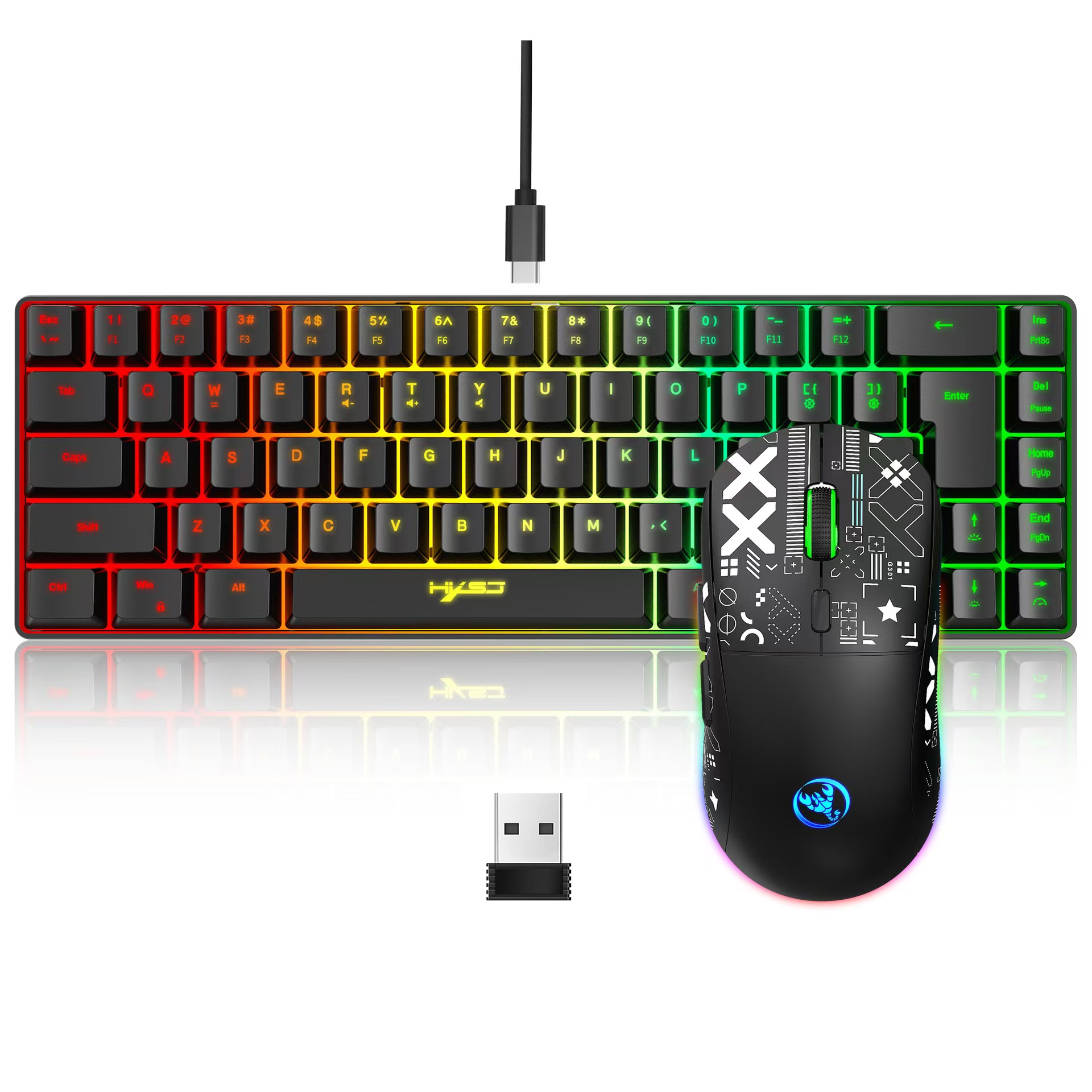 مجموعة لوحة مفاتيح وماوس ألعاب - مراجعة Gaming Keyboard And Mouse For Xbox وسعره