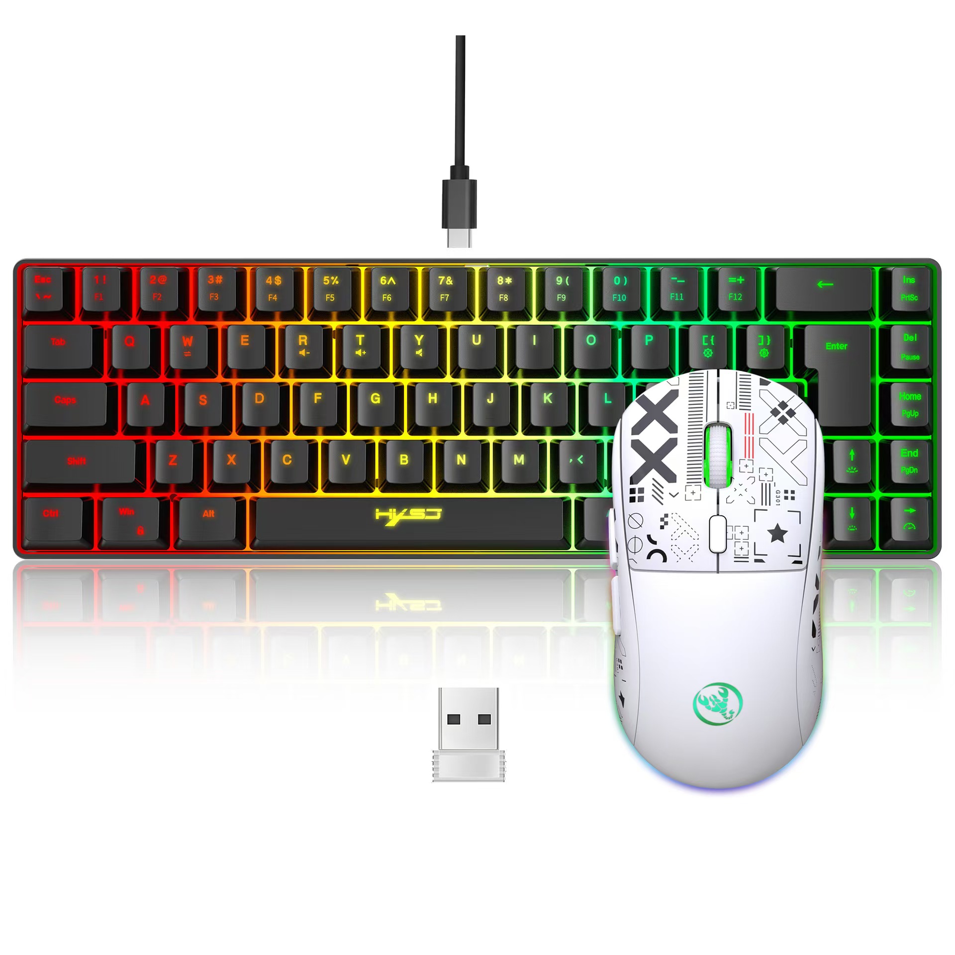 مجموعة لوحة مفاتيح وماوس ألعاب - مراجعة Gaming Keyboard And Mouse For Xbox وسعره