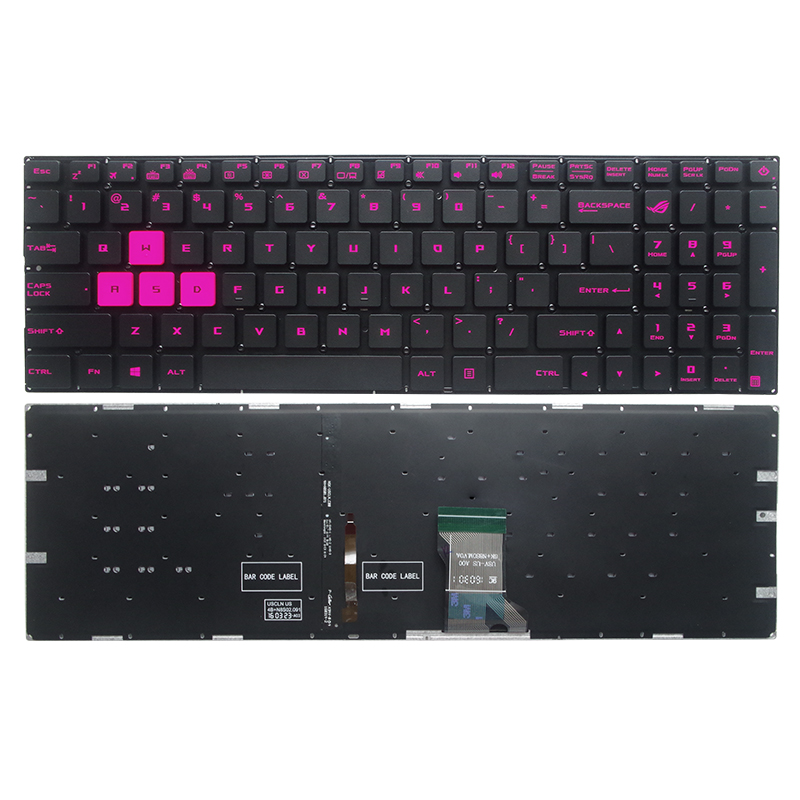 GZEELE الإنجليزية الولايات الم - مراجعة Gaming Keyboard Asus وسعره