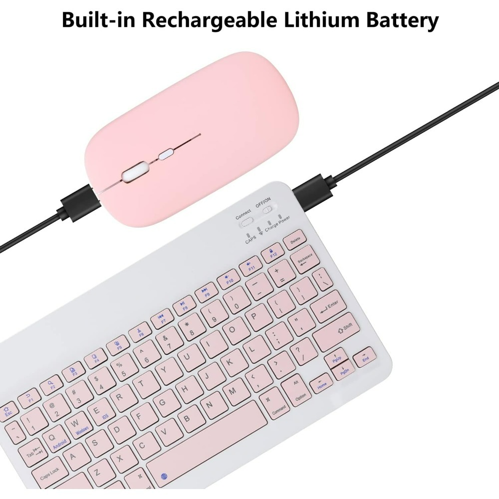 لوحة مفاتيح صغيرة لاسلكية تعمل - مراجعة Gaming Keyboard Mouse Wireless وسعره