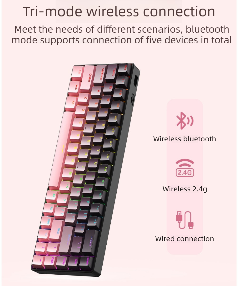 لوحة مفاتيح ميكانيكية RGB للأل - مراجعة Gaming Keyboard Mobile وسعره