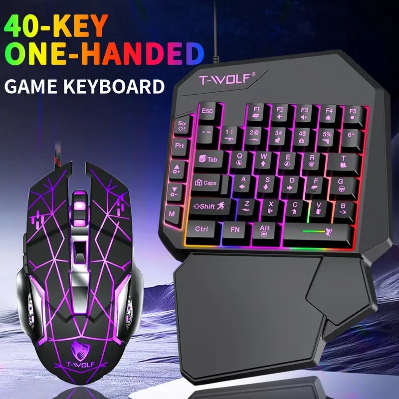 لوحة مفاتيح وفأرة ألعاب 2 في 1 - مراجعة Gaming Keyboard And Mouse For Xbox وسعره