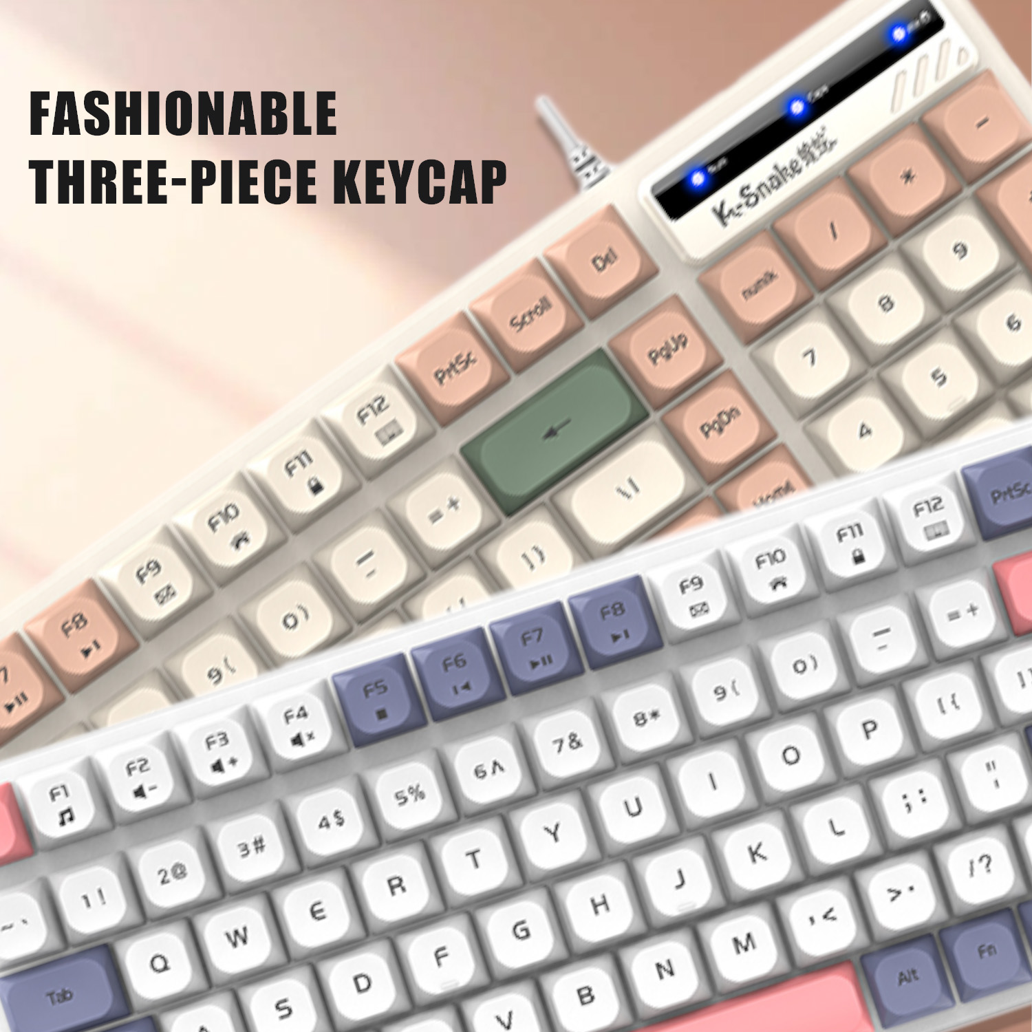 K-Snake KM100 مجموعة لوحة مفات - مراجعة Gaming Keyboard And Mouse For Xbox وسعره