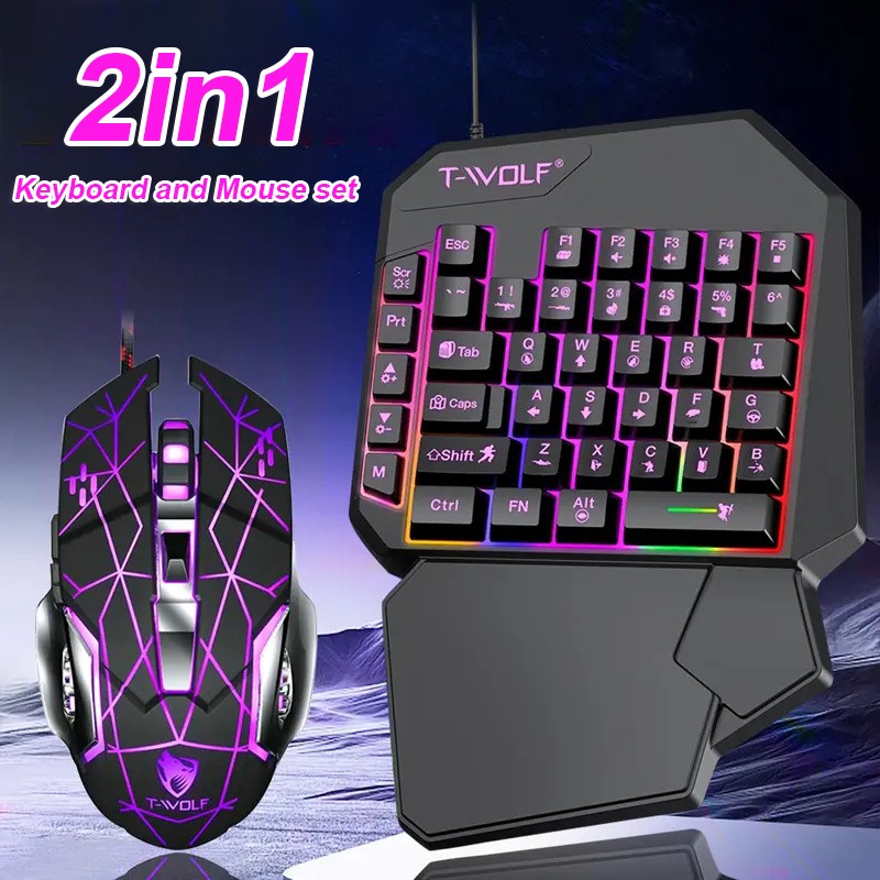 محول ألعاب محمول 2 في 1 من Foc - مراجعة Gaming Keyboard Mobile وسعره