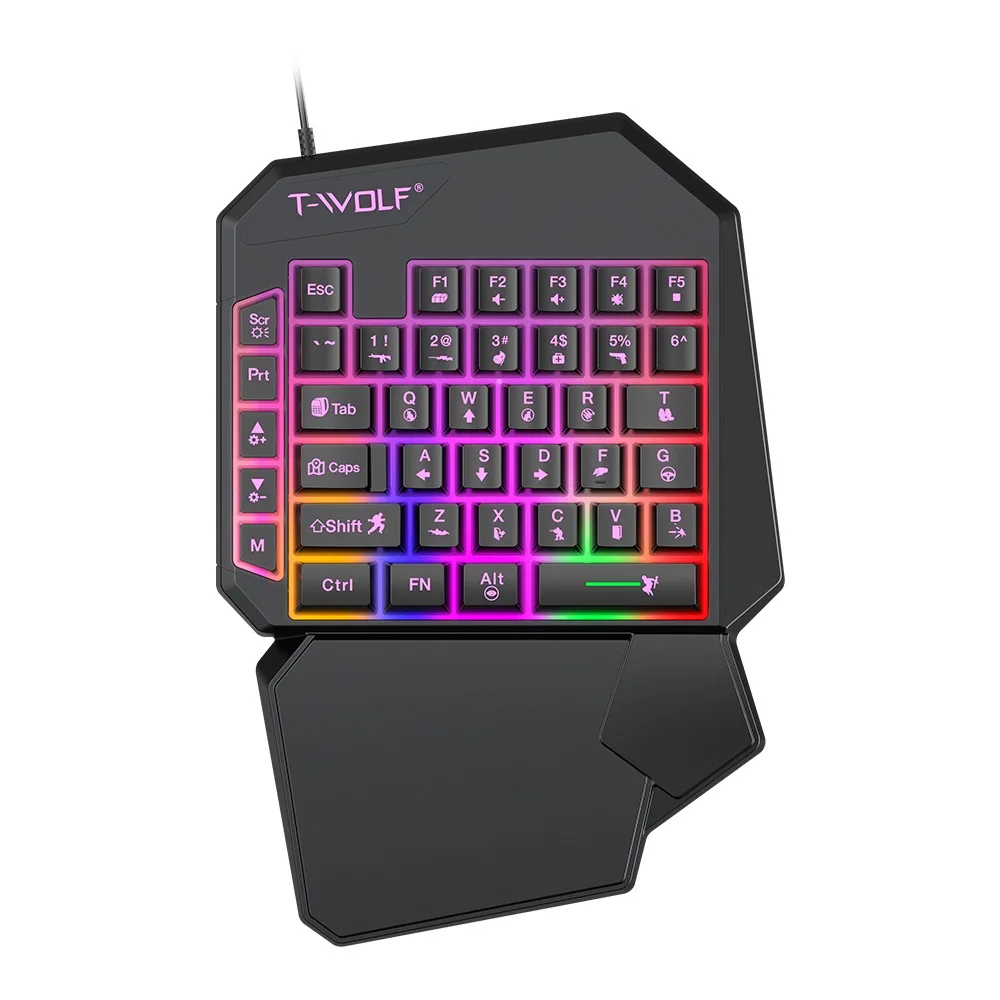 عدة Mobilador Gamer Kit لوحة م - مراجعة Gaming Keyboard 1 Hand وسعره
