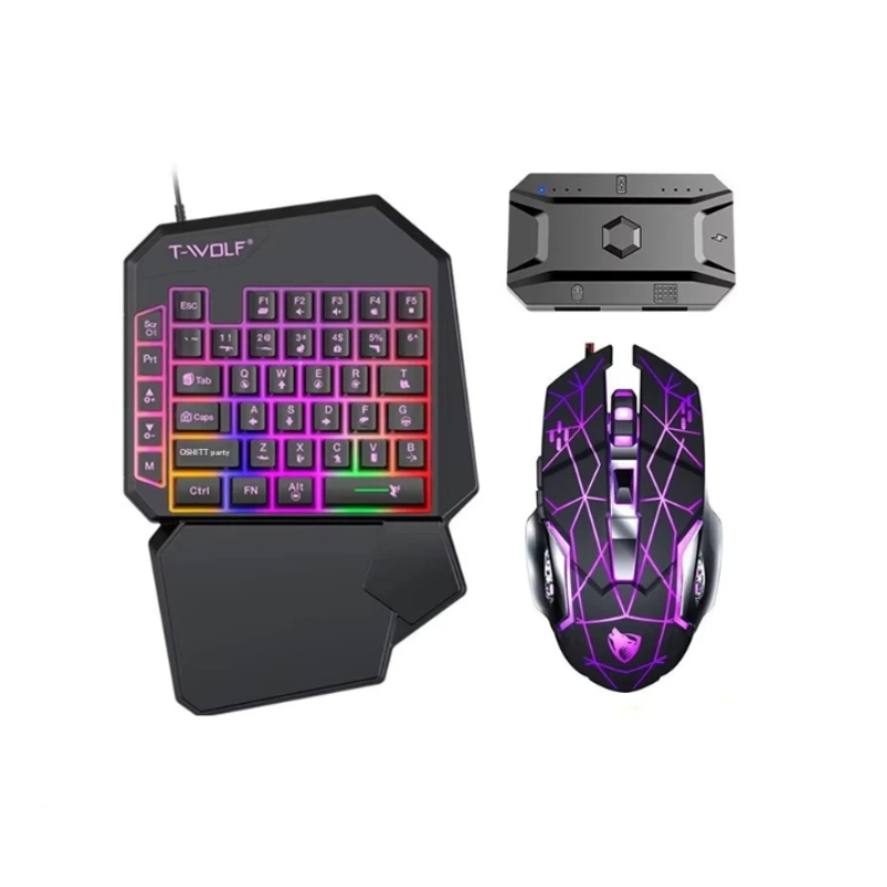 مجموعة لوحة مفاتيح وماوس للألع - مراجعة Gaming Keyboard And Mouse For Xbox وسعره