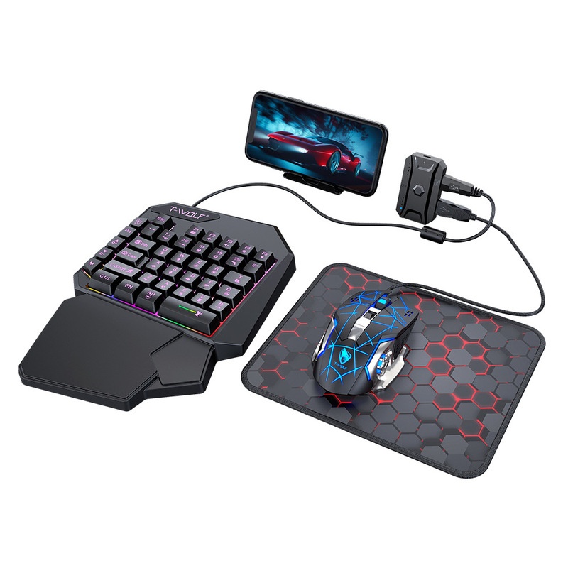 مجموعة لوحة مفاتيح وماوس للألع - مراجعة Gaming Keyboard And Mouse For Xbox وسعره