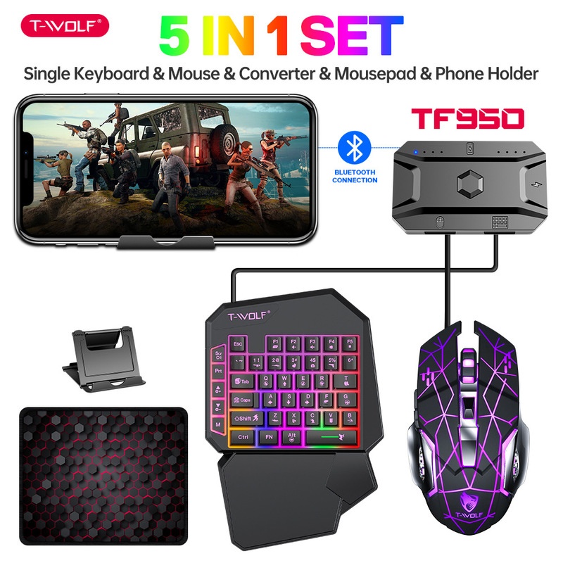 مجموعة لوحة مفاتيح وماوس للألع - مراجعة Gaming Keyboard And Mouse For Xbox وسعره