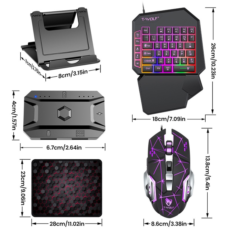 مجموعة لوحة مفاتيح وماوس للألع - مراجعة Gaming Keyboard And Mouse For Xbox وسعره