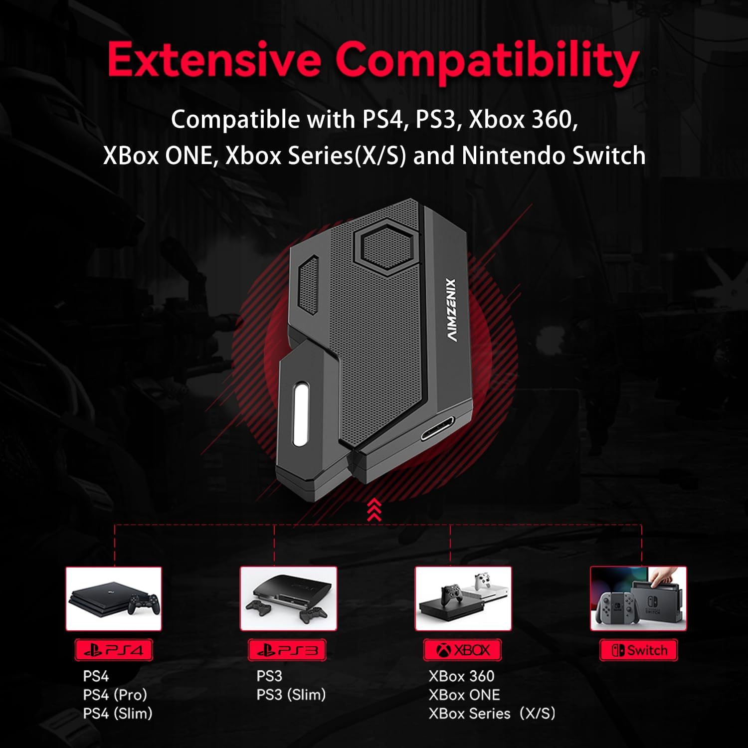 محول ألعاب الهاتف المحمول Mobi - مراجعة Gaming Keyboard And Mouse For Xbox وسعره