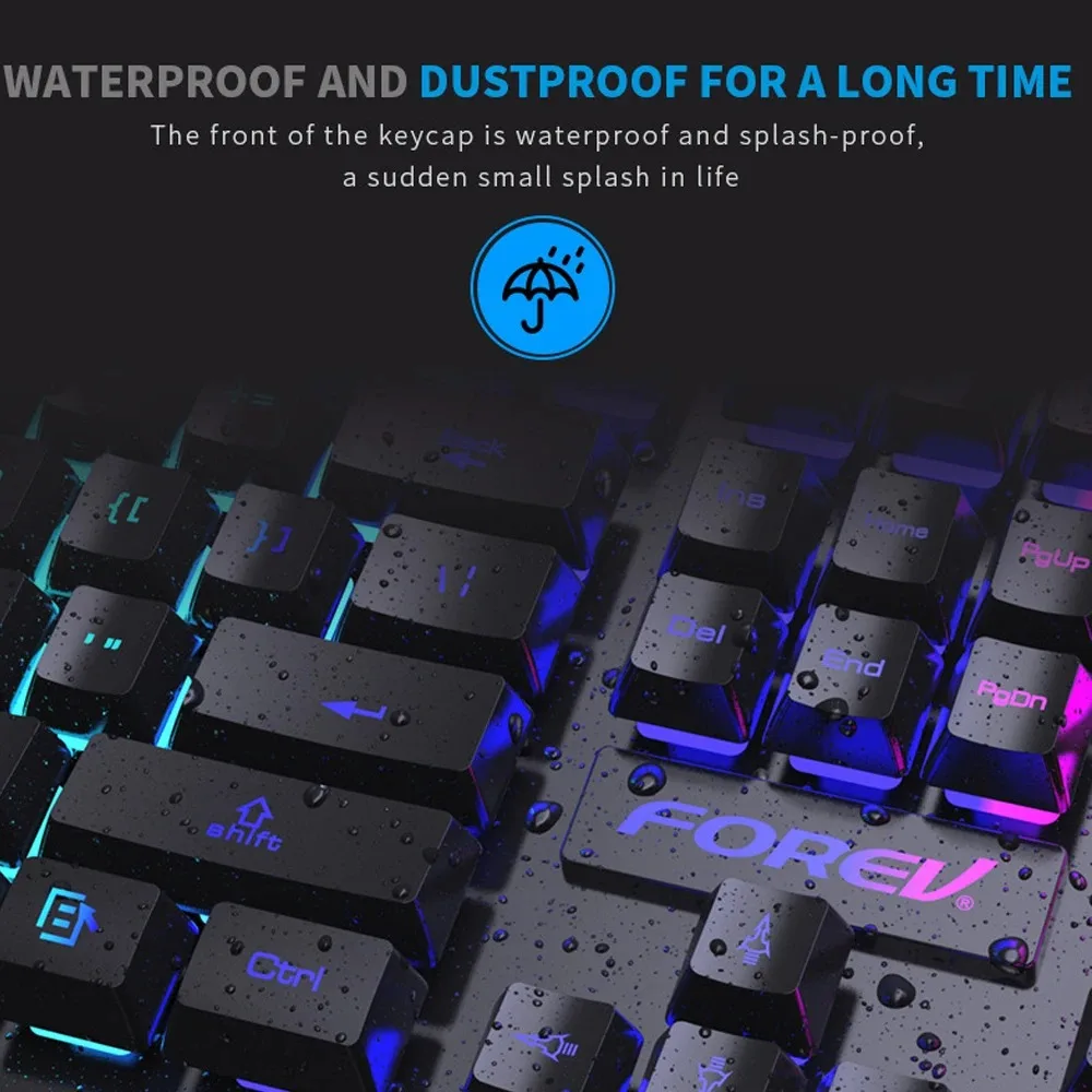 لوحة مفاتيح ميكانيكية بإضاءة خ - مراجعة Gaming Keyboard And Mouse For Xbox وسعره