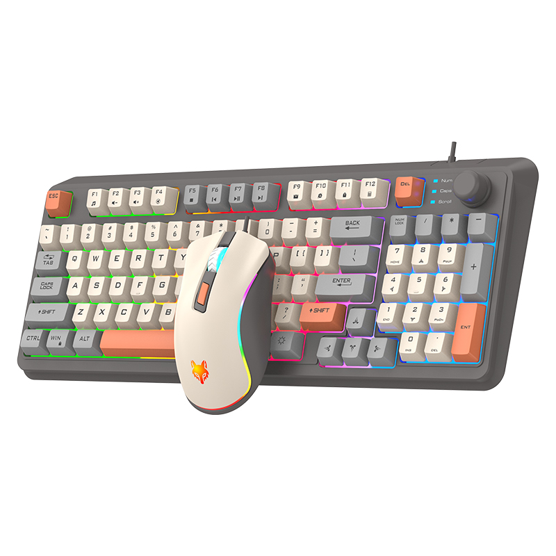 K820 USB السلكية لعبة لوحة الم - مراجعة Gaming Keyboard Mouse Wireless وسعره
