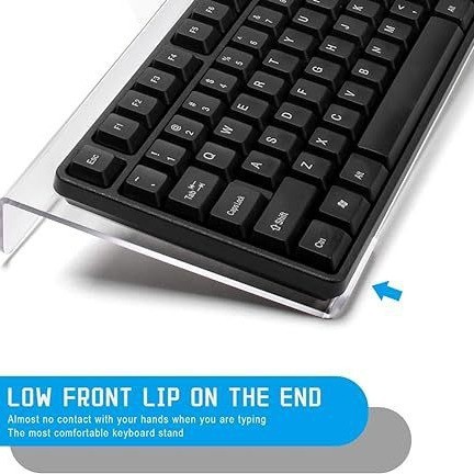 حامل لوحة مفاتيح أكريليك شفاف  - مراجعة Gaming Keyboard Ergonomic وسعره