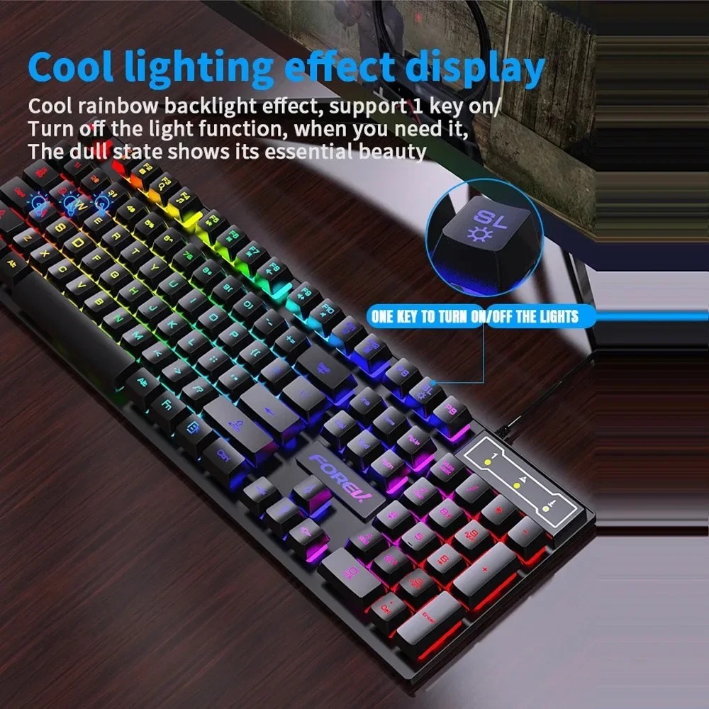 لوحة مفاتيح ميكانيكية سلكية من - مراجعة Gaming Keyboard And Mouse For Xbox وسعره