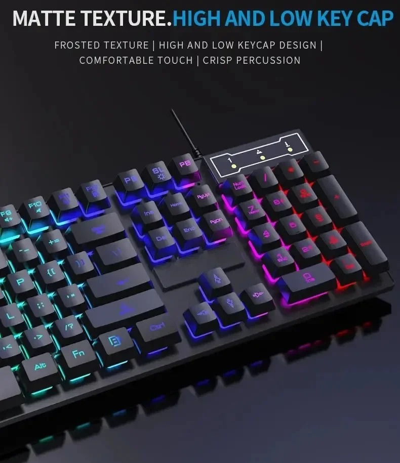 لوحة مفاتيح ميكانيكية سلكية من - مراجعة Gaming Keyboard And Mouse For Xbox وسعره