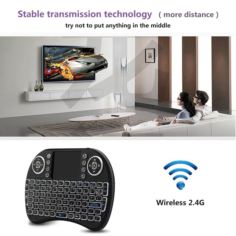 لوحة مفاتيح لاسلكية صغيرة بإضا - مراجعة Gaming Keyboard Mobile وسعره
