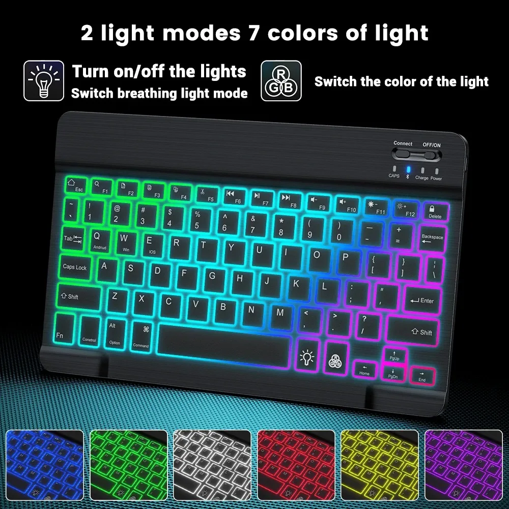 لوحة مفاتيح لاسلكية صغيرة بإضا - مراجعة Gaming Keyboard And Mouse For Xbox وسعره